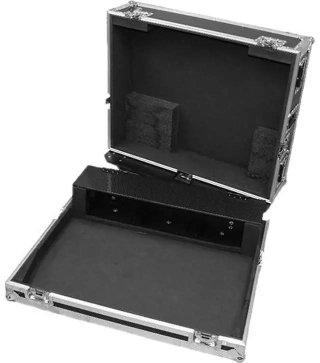 Alt view image 10 of 11 - Deejay LED TBHX32DOGHOUSEW Fly Drive Case for Behringer X32 Digital Mixer with Wheels, Black