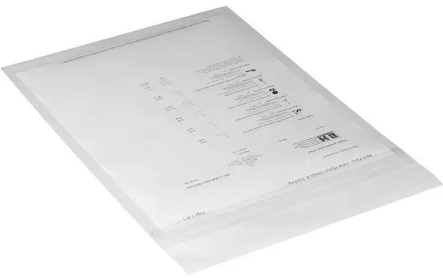 Alt view image 2 of 2 - Archival Methods 11-1/4X14-1/8" Crystal Clear Bags with Safety Seal, 100-Pack