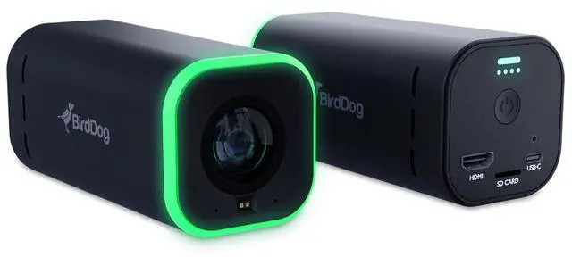 Alt view image 14 of 14 - BirdDog Maki Live 8.2MP 4K UltraHD NDI|HX3 Battery Powered Live Streaming 3X Box Camera, Black