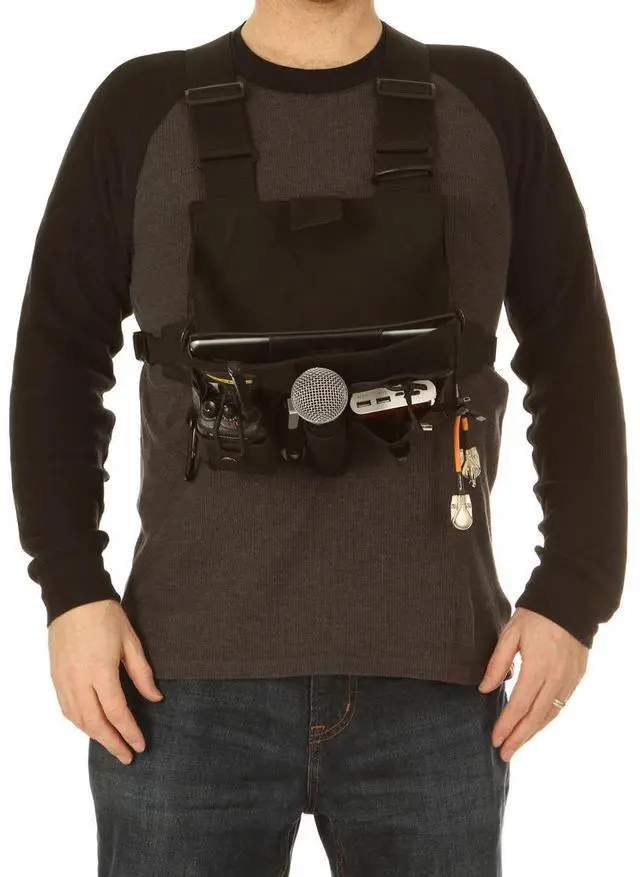 Alt view image 5 of 7 - Gig Gear Two Hand Touch Chest Rig for iPad 9.7" and Tablet