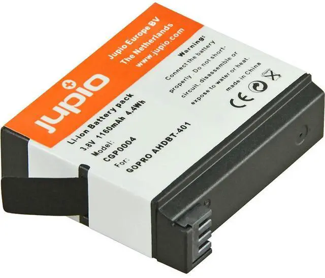 Main image of Jupio AHDBT-401 3.8V 1160mAh Lithium-Ion Battery for GoPro HERO4