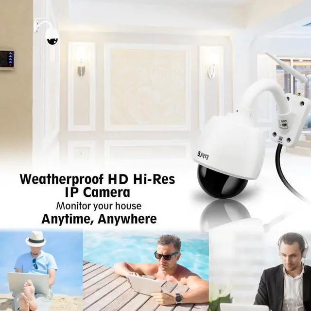 Alt view image 9 of 9 - outdoor ip camera optical zoom - hd 960p w/ 32g sd storage - weatherproof wireless wifi home security surveillance onvif h.264