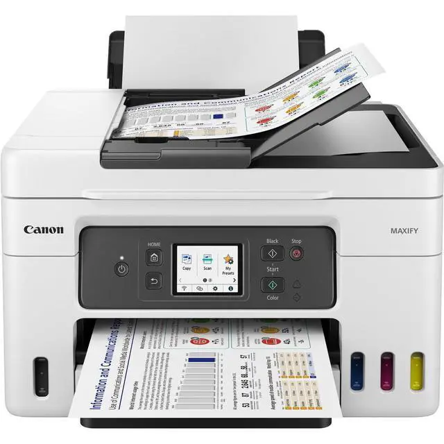 Alt view image 20 of 20 - Canon MAXIFY GX4020 Wireless Inkjet Multifunction Printer Color 5779C002