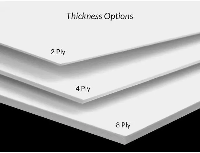 Alt view image 2 of 3 - Archival Methods 100% Cotton Museum Board, 11x14", 4 Ply, Bright White, Package of 25
