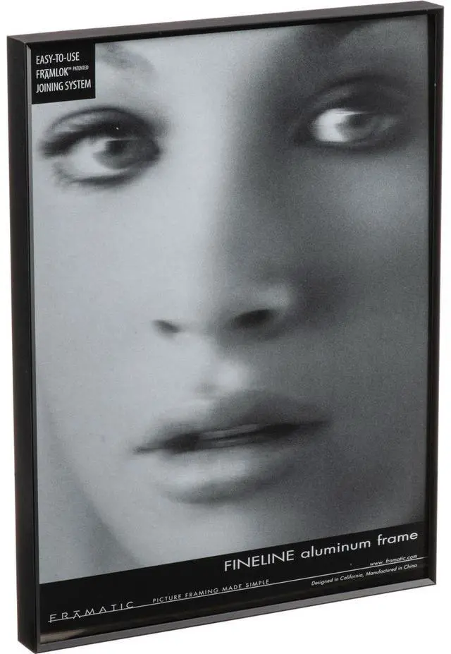 Main image of Framatic Fineline 14x18" Aluminum Frame with a Thin Face for a 14x18" Photograph, Black
