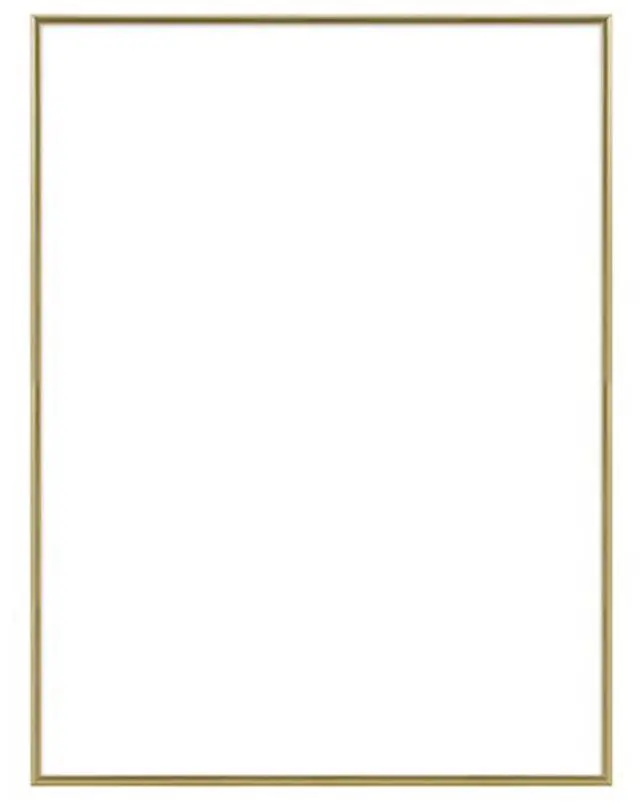 Main image of Framatic Tempo Picture Frame Size: 8"" x 10"" Frame/None Mat, Color: Gold
