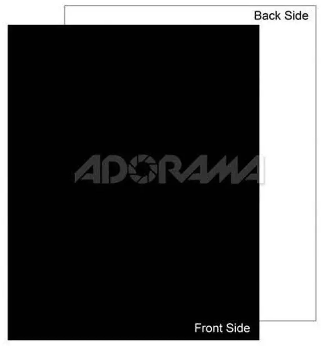 Main image of Adorama 16x20" Single Weight Mount Boards, Black & White Finish, Pack of 10.
