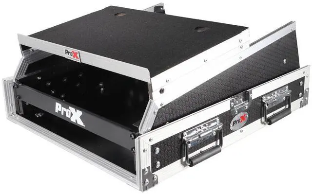 Alt view image 6 of 8 - ProX T-2MRSS13ULT 13U Top Mixer/DJ 2U Rack Combo Flight Case W/Laptop Shelf