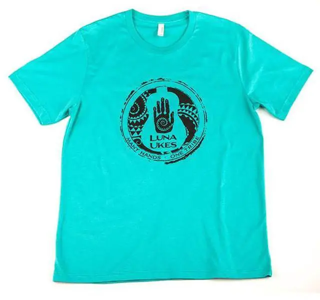 Main image of Luna Many Hands T-Shirt, Large, Teal