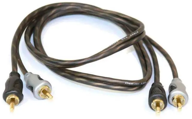 Alt view image 2 of 2 - 6-Foot RCA to RCA Copper Audio Cable Entry Level