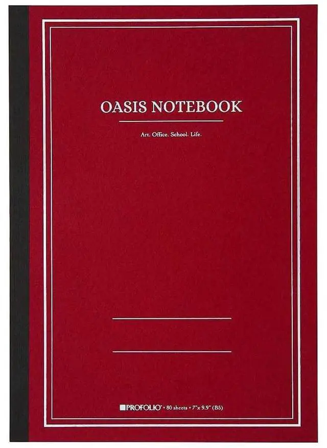 Main image of Itoya Large ProFolio Oasis Notebook, B5 (7x9.9"), Brick