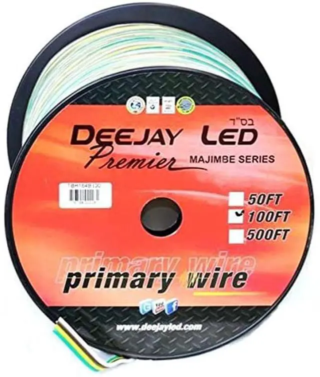 Alt view image 3 of 4 - 100-Foot 4-Conductor 16 Gauge Primary Stranded Cable Ideal for Accessory Hookup