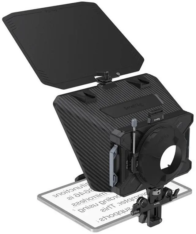 Alt view image 3 of 7 - SmallRig Multifunctional Teleprompter for Mirrorless Camera