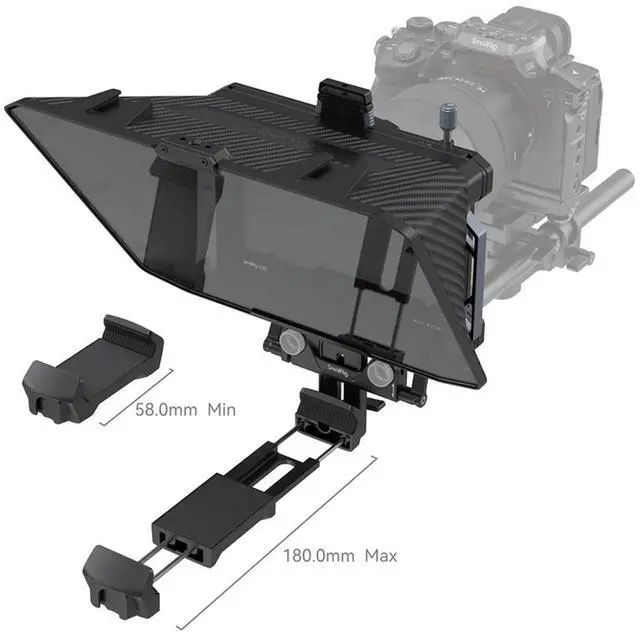 Alt view image 5 of 7 - SmallRig Multifunctional Teleprompter for Mirrorless Camera