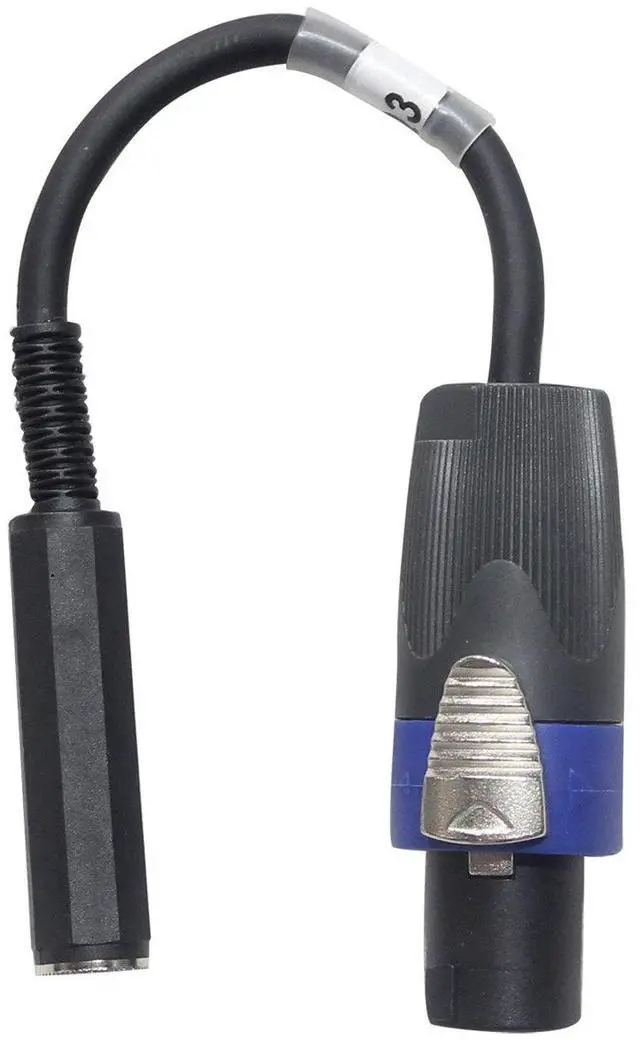Alt view image 7 of 7 - ProX XC-SQF 6" 12AWG SpeakOn to 1/4" TS-F High Performance Speaker Cable