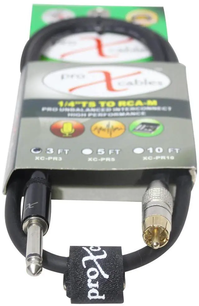 Alt view image 5 of 6 - ProX XC-PR03 | 3\' 1/4 to RCA Cable