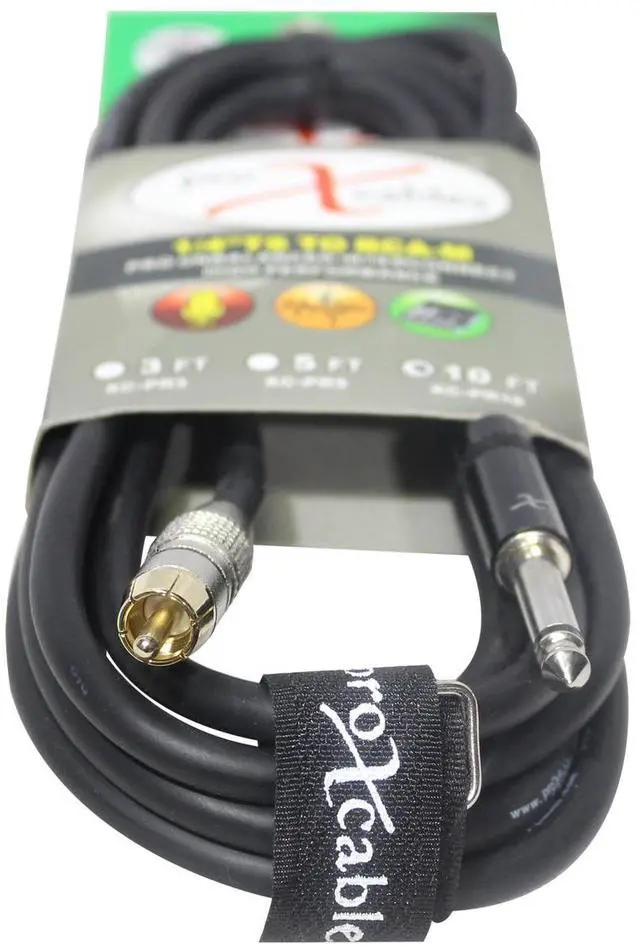 Alt view image 5 of 6 - ProX XC-PR10 | 10\' 1/4 to RCA Cable