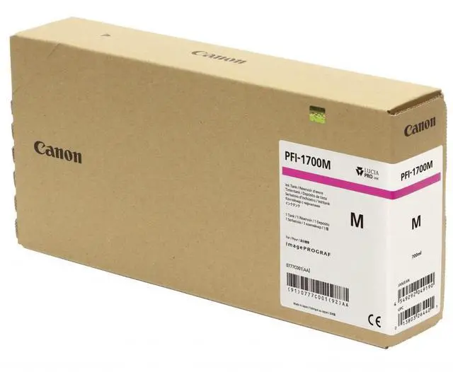 Alt view image 5 of 5 - Canon PFI-1700 Extra High Yield Ink Cartridge - Magenta