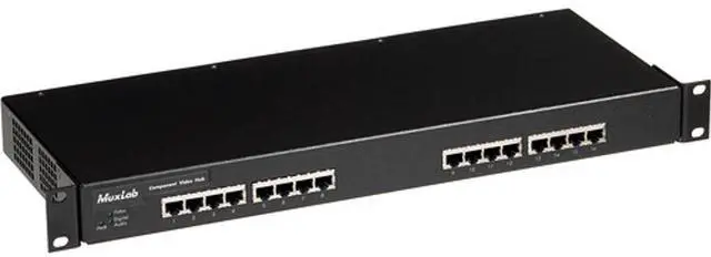 Main image of Muxlab Component Video Hub, 16 Ports, 110V
