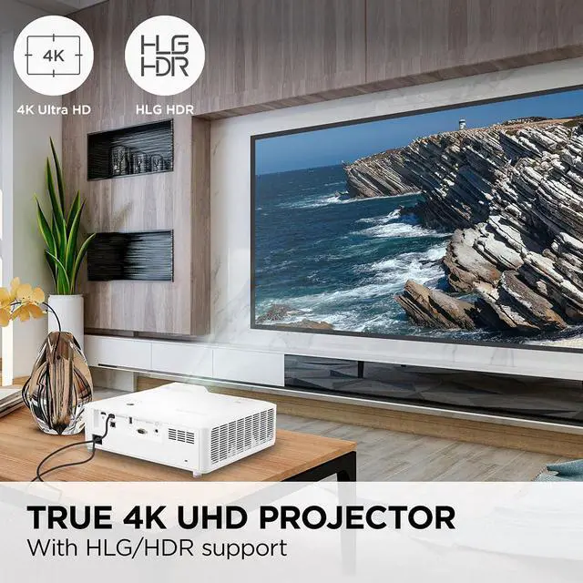 Alt view image 9 of 14 - ViewSonic LS901-4K 5,500 ANSI Lumens 4K HDR Laser Installation Projector