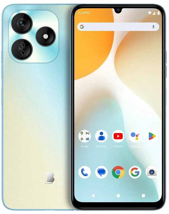 Alt view image 6 of 12 - BLU G64L G0991WW 64GB Dual-SIM GSM Unlocked, Light Blue