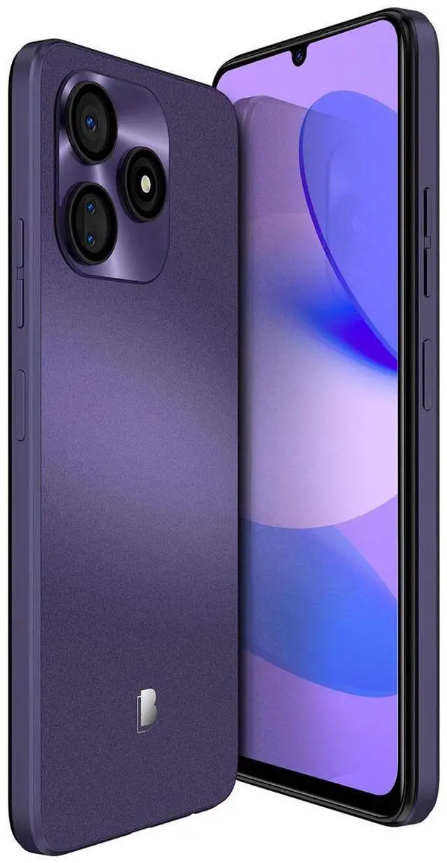 Alt view image 7 of 12 - BLU G64L G0990WW 128GB Dual-SIM GSM Unlocked, Purple