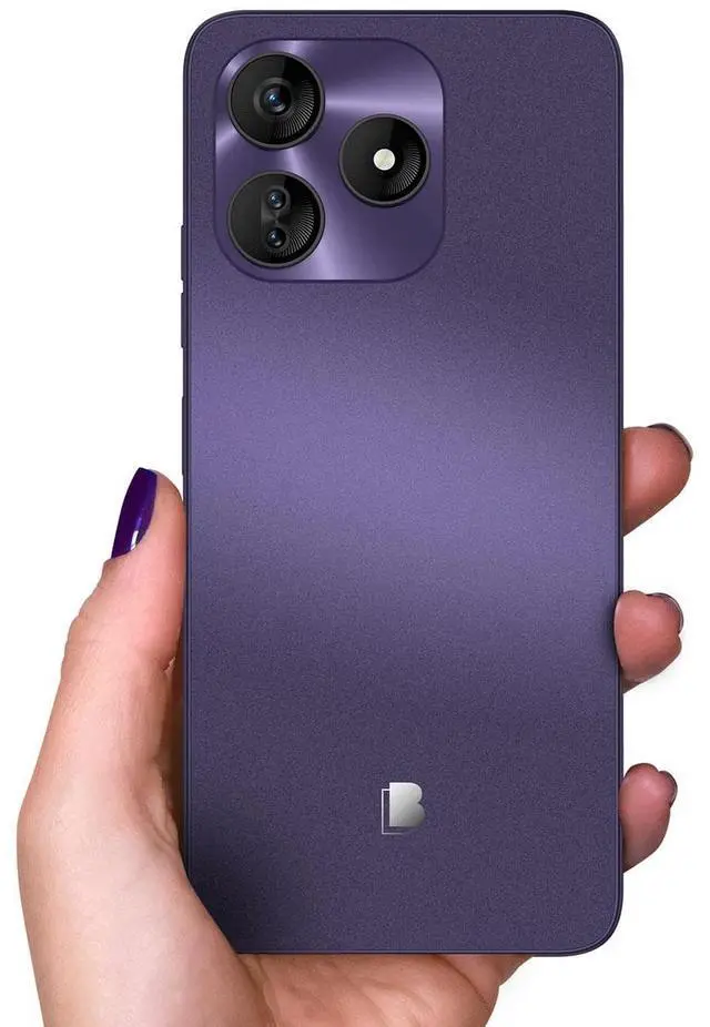 Alt view image 10 of 12 - BLU G64L G0990WW 128GB Dual-SIM GSM Unlocked, Purple
