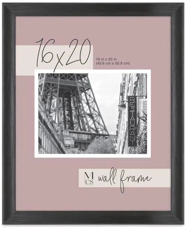 Main image of MCS 16x20" Classic Edge Frame, Black #53275