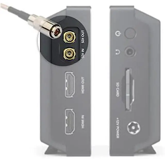 Alt view image 5 of 7 - AndyCine 3.3' BNC Male to BNC Male SDI Coaxial Cable for Camera Monitor #ASDIC75