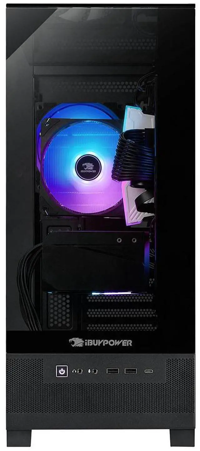 Alt view image 11 of 14 - iBUYPOWER Element SE Gaming PC Desktop - AMD Ryzen 5 5500 - NVIDIA GeForce RTX 5060 8GB - 16GB DDR4 - 1TB NVMe SSD - ESA5N5601