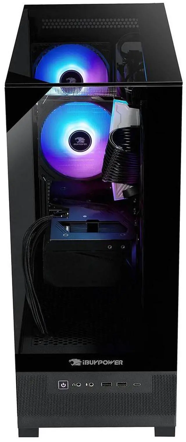 Alt view image 12 of 14 - iBUYPOWER Element SE Gaming PC Desktop - AMD Ryzen 5 5500 - NVIDIA GeForce RTX 5060 8GB - 16GB DDR4 - 1TB NVMe SSD - ESA5N5601