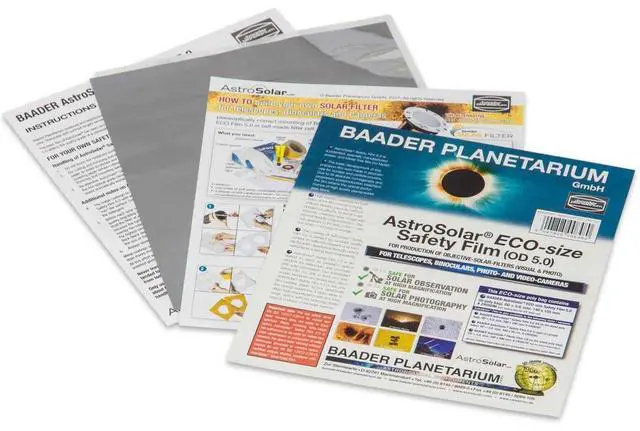 Main image of Baader Planetarium AstroSolar Safety Film Visual, 7.9x11.4" (20x29cm)