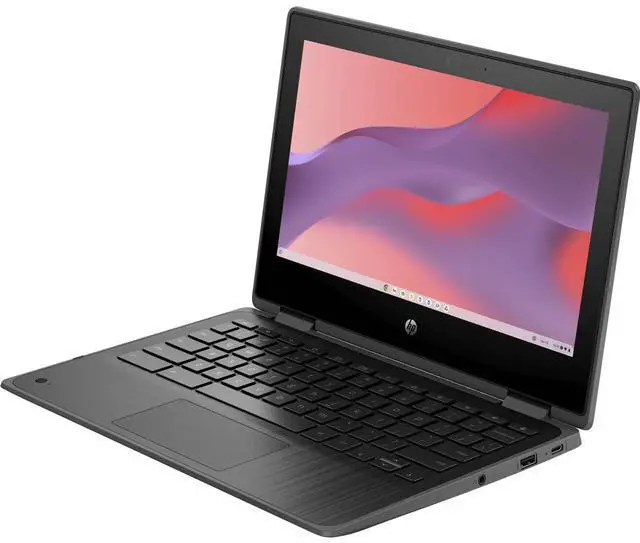 Alt view image 14 of 17 - HP Fortis x360 G3 J 11.6" Touchscreen Rugged Convertible 2 in 1 Chromebook HD 1366 x 768 Intel Celeron N5100 (4 Core) 1.10 GHz 8 GB Total RAM 8 GB On-board Memory 64 GB Flash Memory Model 7L302UT#ABA