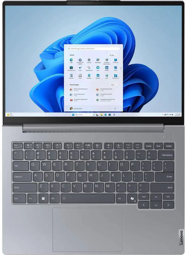 Alt view image 7 of 11 - Lenovo ThinkBook 14 Gen 7 14.0" Touch Screen AMD Ryzen 7 7735HS AMD Radeon 680M 16GB Memory 512GB SSD Windows 11 Pro 21MV000AUS