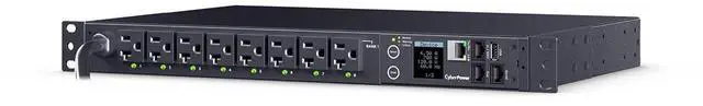 Alt view image 2 of 11 - CyberPower PDU41023 Single Phase 100 120 VAC 30A Switched PDU
