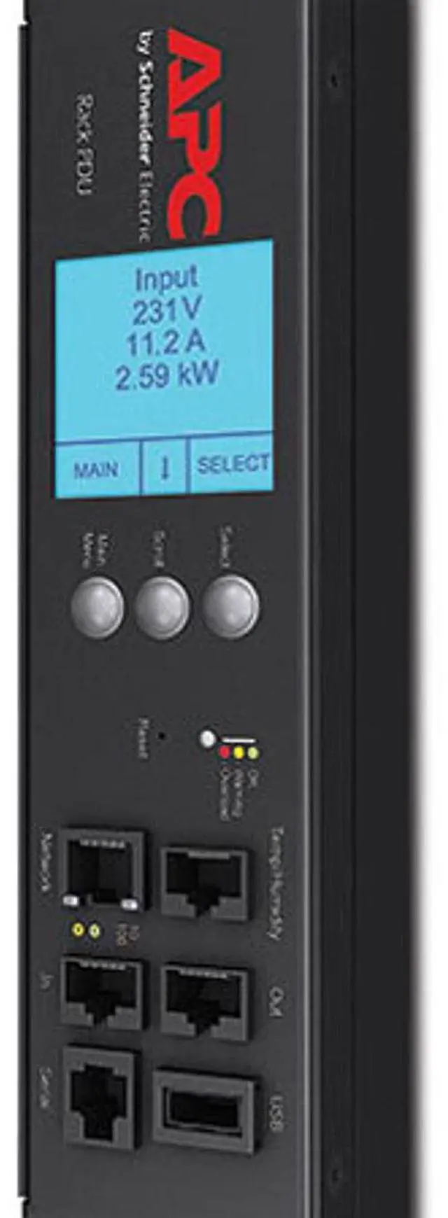 Alt view image 13 of 14 - APC AP8853 Metered 0U 230V 32A 9.84 ft. Rack PDU 2G, (36) C13 & (6) C19