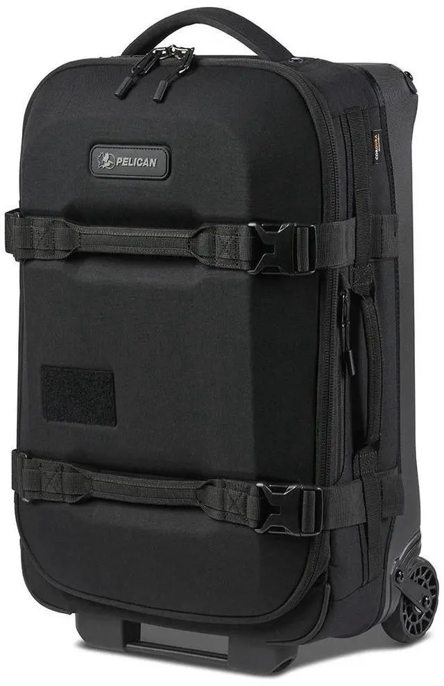 Alt view image 4 of 7 - Pelican Aegis Series 22" Wheeled Carry-On Roller Hybrid Duffel Bag Black