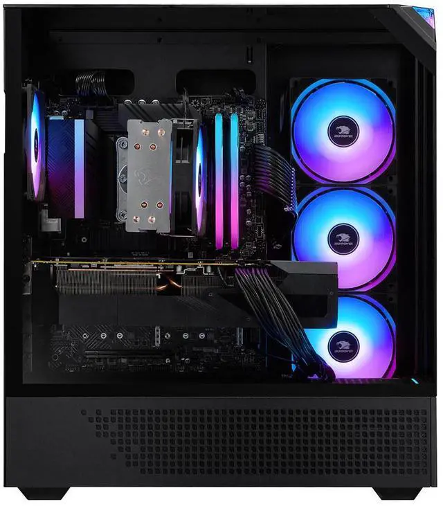 Alt view image 10 of 14 - iBUYPOWER Element Gaming PC Desktop - Intel Core i9 14900F, NVIDIA GeForce RTX 5070 12GB, 32GB DDR5 RGB RAM, 1TB NVMe SSD