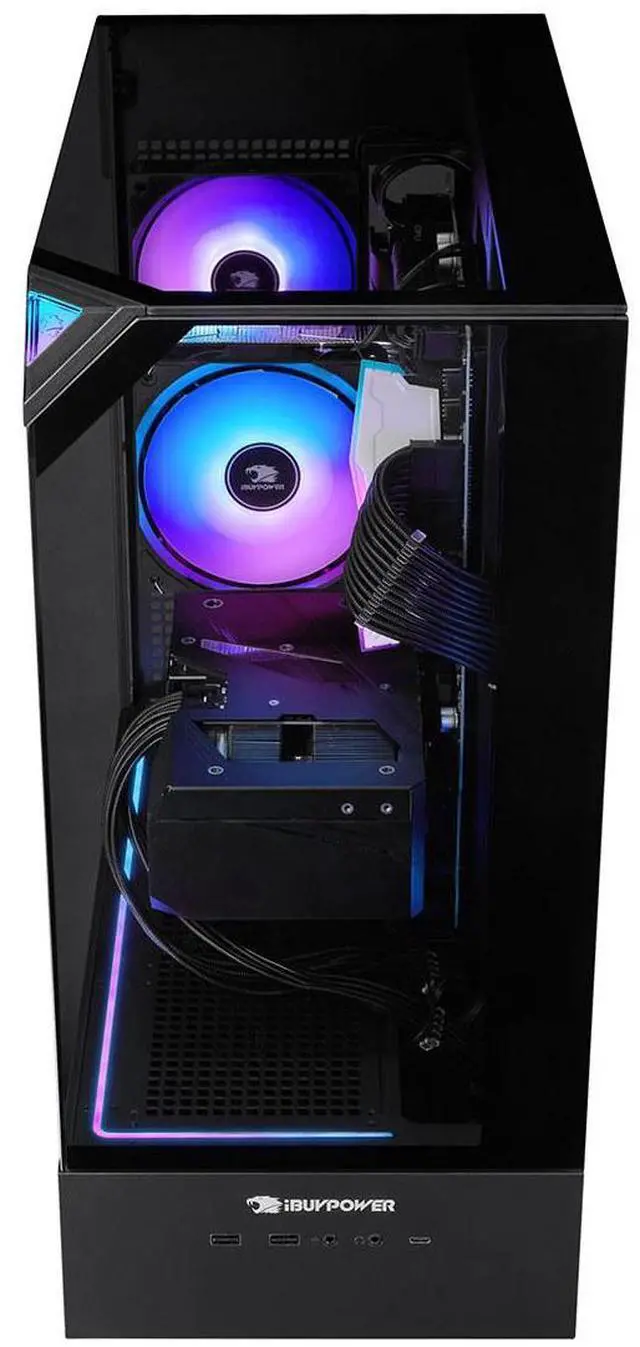 Alt view image 13 of 14 - iBUYPOWER Element Gaming PC Desktop - Intel Core i9 14900F, NVIDIA GeForce RTX 5070 12GB, 32GB DDR5 RGB RAM, 1TB NVMe SSD