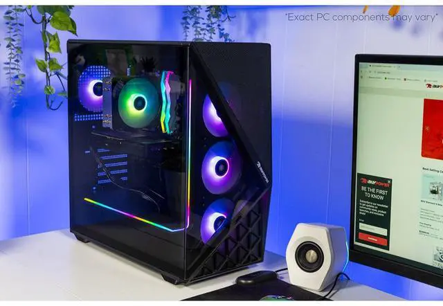 Alt view image 13 of 14 - iBUYPOWER Slate Gaming PC Desktop - AMD Ryzen 7 8700F, AMD Radeon RX 6600 8GB, 16GB DDR5 RGB RAM, 1TB NVMe SSD