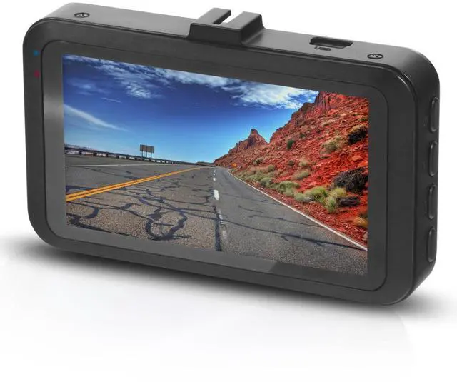 Alt view image 2 of 6 - Minolta MNCD330 12MP Full HD 3.0" LCD Screen Dash Camera, Blue