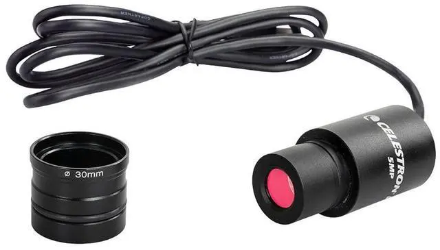 Alt view image 14 of 19 - Celestron HD 5MP Digital Microscope Imager, Black