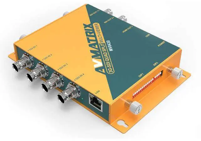 Alt view image 2 of 3 - AVMatrix MV0430 3G-SDI Quad Split Multiviewer