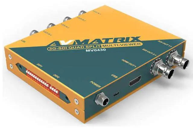 Alt view image 3 of 3 - AVMatrix MV0430 3G-SDI Quad Split Multiviewer