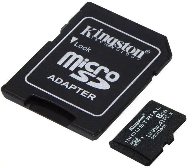 Alt view image 16 of 19 - Kingston 8GB Industrial microSD UHS-I U3 V30 A1 Memory Card, Includes SD adapter SDCIT2/8GB
