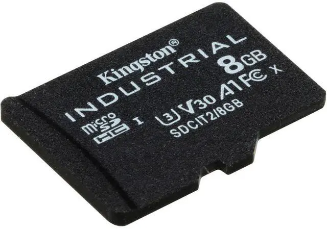 Alt view image 18 of 19 - Kingston 8GB Industrial microSD UHS-I U3 V30 A1 Memory Card, Includes SD adapter SDCIT2/8GB