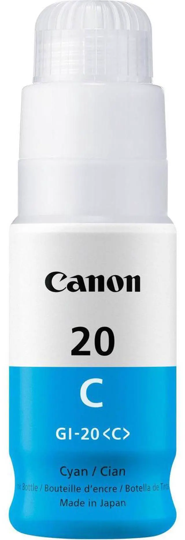 Alt view image 10 of 10 - Canon Canon GI-20 MegaTank Ink - Inkjet - Cyan - 1 Each