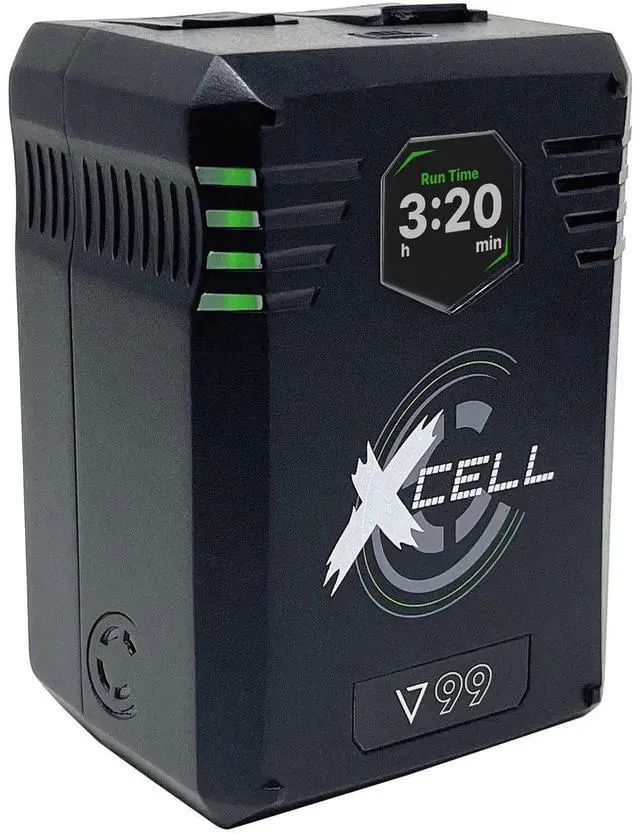 Alt view image 9 of 14 - Core SWX XCell Micro-Sized Smart Battery (99Wh, V-Mount)