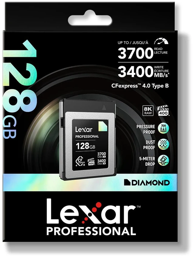 Alt view image 6 of 7 - Lexar Diamond Series Professional 128GB CFexpress 4.0 Type-B Memory Card