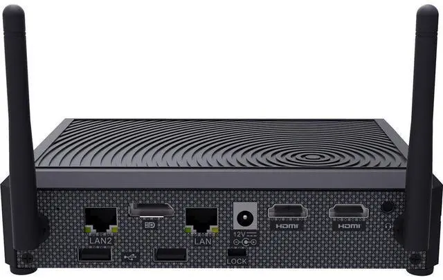Alt view image 2 of 13 - Azulle Byte Mini Desktop Computer, Intel Celeron N4500 1.1GHz, 4GB RAM, 64GB eMMC, Windows 11 Pro, Black